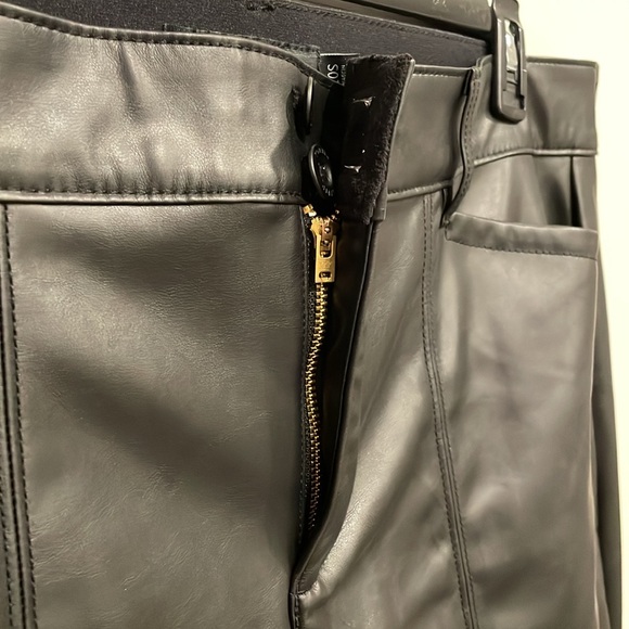 Torrid Pintuck Trouser Boot Faux Leather High Rise Pant - NWT - Picture 9 of 9